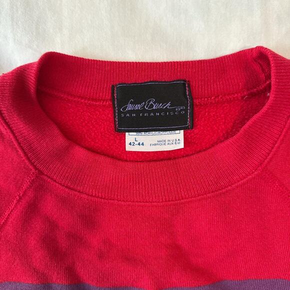 vintage laurel burch sweatshirt bold bird art graphic 80s retro - Picture 4 of 5